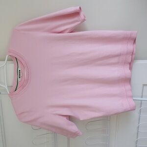 Boden Pink Catriona 100% Cotton Crew T-Shirt Sweater